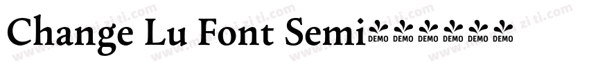 Change Lu Font Semi字体转换